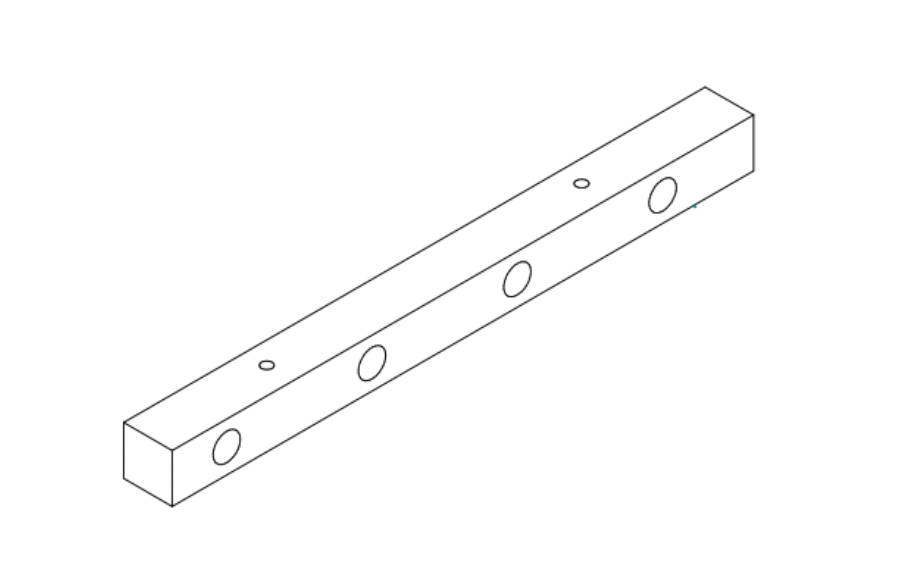 Pro-HD Wear Block 1x1x12 4 Bolt